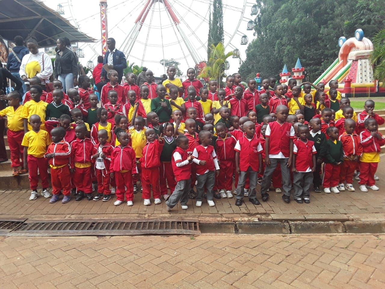 Kindergarten learners at St. Jacinta
